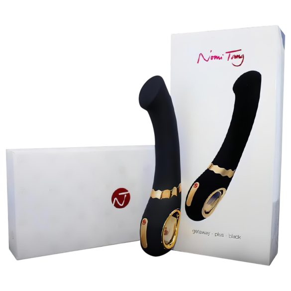 Nomi Tang Getaway Plus 2 - polnilni G-točkovni vibrator (črno-zlat)