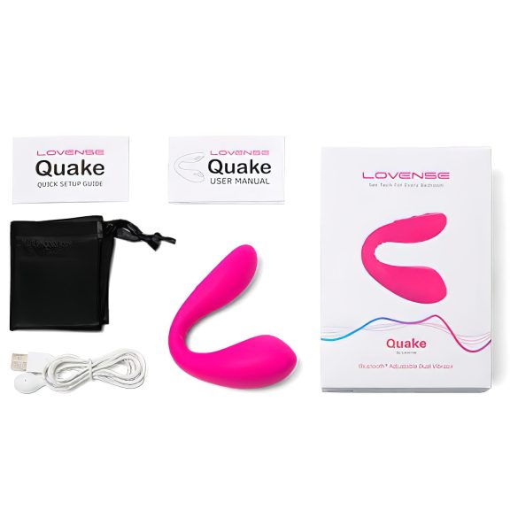 Lovense Dolce - vibracijski parni stimulator - roza