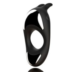   FEELZTOYS Zeus - vibracijski obroček za penis z možnostjo polnjenja (črn)