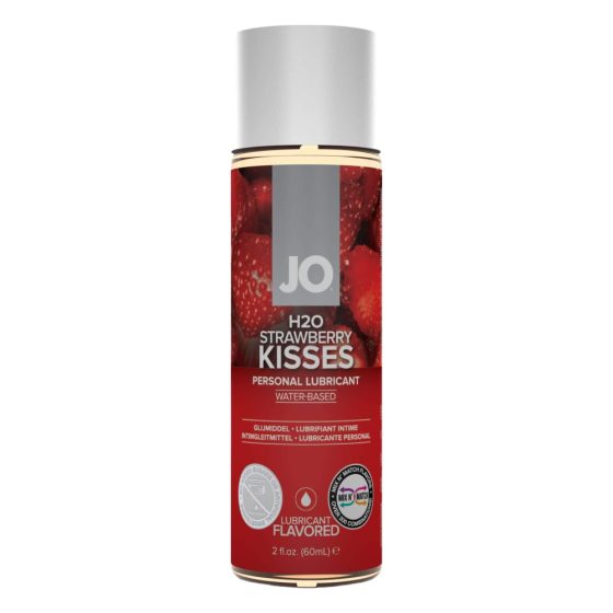 JO H2O Strawberry Kiss - lubrikant na vodni osnovi (60ml)