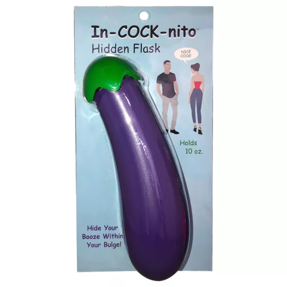 In-cock-nito - steklenica v obliki penisa - vijolična