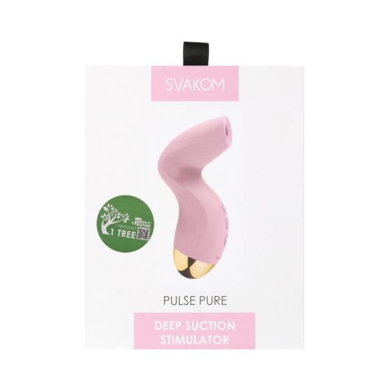 Svakom Pulse Pure - stimulator klitorisa z zračnim valovanjem, ki ga je mogoče ponovno napolniti (roza)
