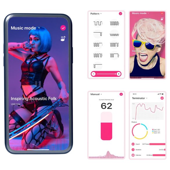 Magic Motion - vibrator za pare set - roza zelena