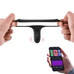   Magic Motion Rise - pametni vibracijski obroček za penis na baterije (črn)