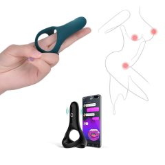   Magic Motion Rise - pametni vibracijski obroček za penis na baterije (zelen)