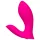 Lovense Flexer - nosljiv, z aplikacijo upravljan 2v1 vibrator za hlačke (roza)
