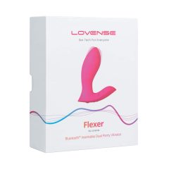 LOVENSE Flexer Panty - vibrator 2v1 za polnjenje (roza)