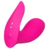 Lovense Flexer - nosljiv, z aplikacijo upravljan 2v1 vibrator za hlačke (roza)