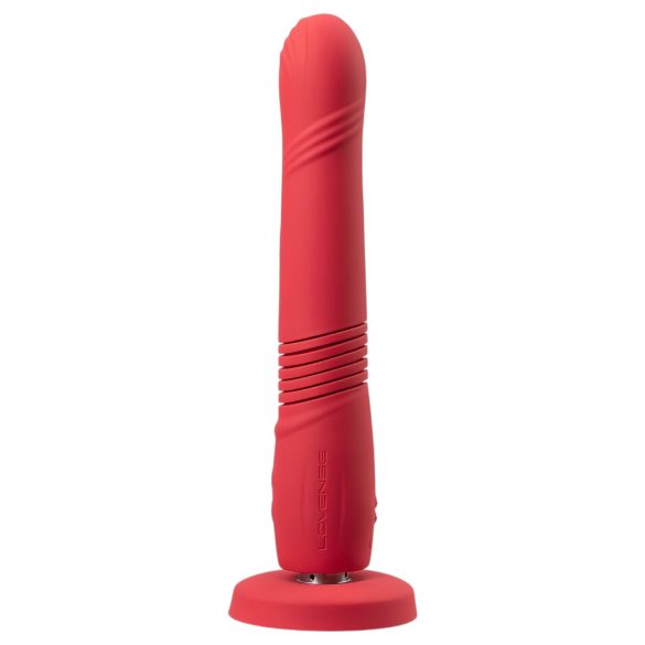 Lovense Gravity - vibrator z udarnim delovanjem - akumulatorski - rdeč
