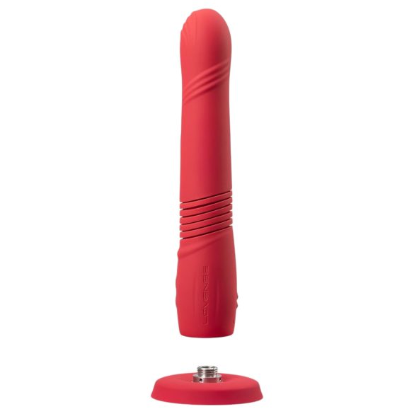 Lovense Gravity - vibrator z udarnim delovanjem - akumulatorski - rdeč