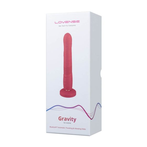 LOVENSE Gravity - vibrator za polnjenje, pedal, potisk (rdeč)