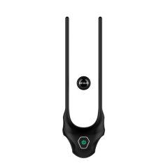   Nexus Forge - nastavljiv vibracijski obroček za penis na baterije (črn)