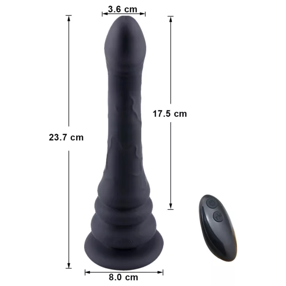 Wilson - vibrator za stimulacijo točke G - valovita oblika - črna