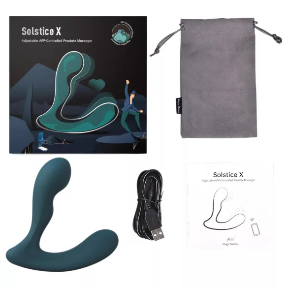 Magic Motion Solstice X - vibrator za prostato - pametni - zelena