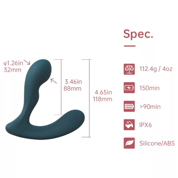 Magic Motion Solstice X - vibrator za prostato - pametni - zelena