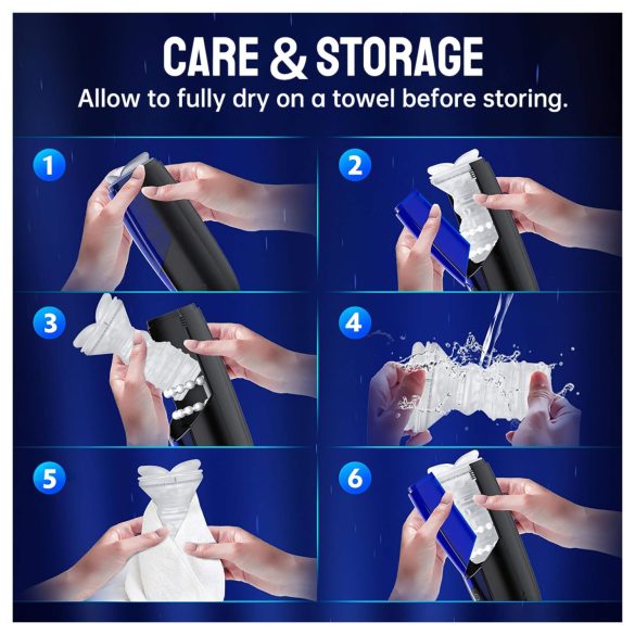 Magic Motion Xone - masturbator za moške - pametni - modra