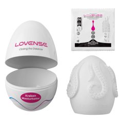 LOVENSE Kraken - jajce za masturbacijo - 1 kos (belo)