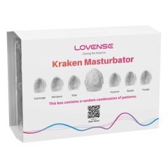 LOVENSE Kraken - jajce za masturbacijo - 6 kosov (belo)