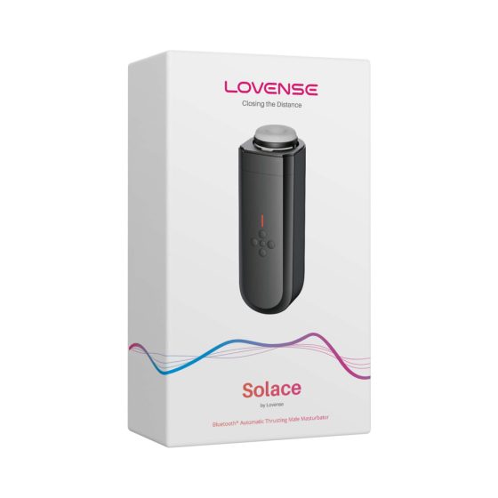 LOVENSE Solace - pametni masturbator za gibanje navzgor in navzdol (črn)