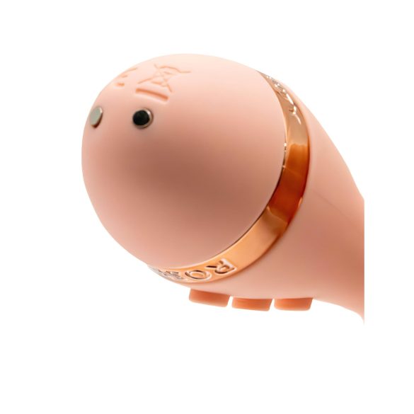 Vush The Rose 2 - vibrator za masažo - vodoodporen, polnilen - roza