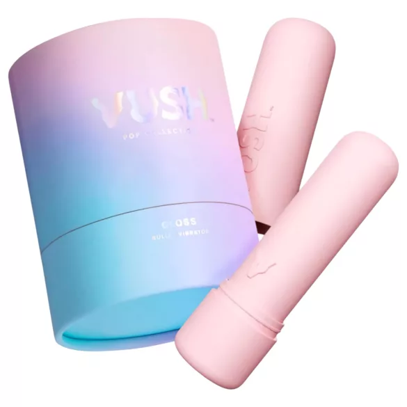 Vush Pop Gloss - mini vibrator - akumulatorski, vodoodporen - roza