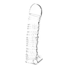   Lonely - vibrirajoča nožnica za penis z bodicami (prosojna)
