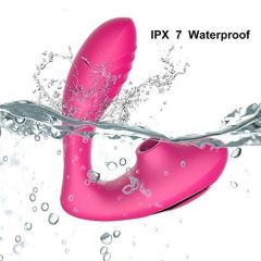   Tracy's Dog OG - vodoodporen vibrator za točko G in stimulator klitorisa (roza)