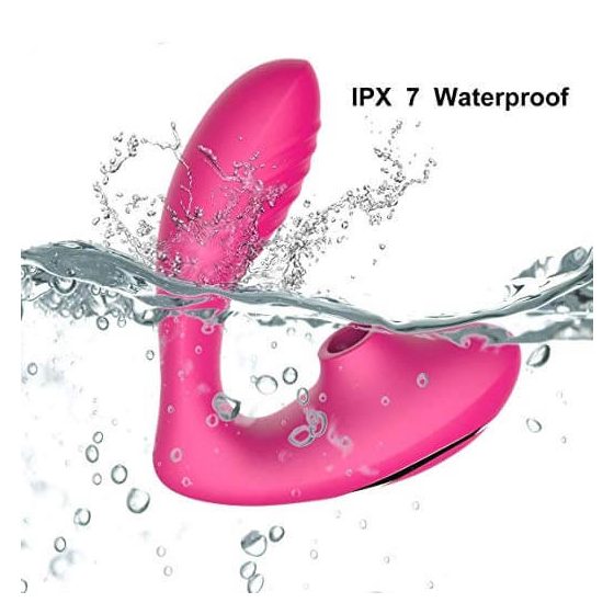Tracy's Dog OG - vodoodporen vibrator za točko G in stimulator klitorisa (roza)