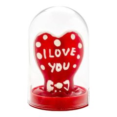 I Love You - ročno poslikan kondom (1 kos)