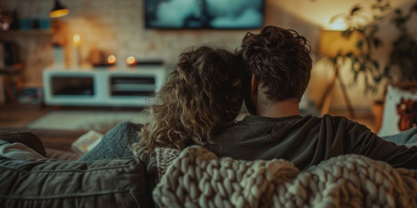 Par skupaj gleda erotični film – lovesexshop.si sex shop